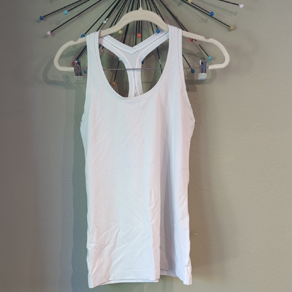 Lululemon White Racerback Tank - Picture 1 of 4